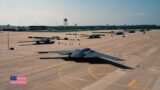 U.S. Air Force Pilots Rush for The B-2 Spirit Stealthy and Deadly Take Off at Full Speed