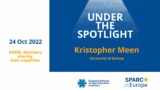 Under the Spotlight, episode 6:  Kristopher Meen