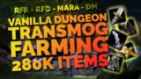 Vanilla Dungeon Transmog – RFK, RFD, MARA and DM – HIGHEST gold value items – Retail WoW
