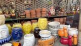 Variety of pots with price at Jaspal terracotta Amritsar