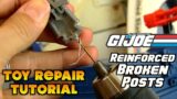 Vintage Toy Repair Tutorial: G.I. Joe Defiant Broken Laser Cannon Post Repair with Reinforced Rods