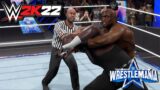 WWE 2K22: Bobby Lashley vs. Omos | Wrestlemania 38