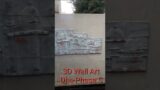 Wall Mural in Terracotta | Wall art | 3D wall art