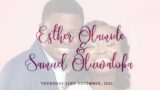 White Wedding of Esther Olamide & Samuel Oluwatoba (Thursday 22nd December, 2022)