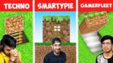 Who's no.1- Techno gamerz, YesSmartyPie, GamerFleet Minecraft Secret Base ??