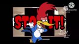 Woody Woodpecker interrupts Blossom Troublemaker for interrupting Crimson Pictures!