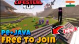 free to join lifesteal smp in Minecraft | the cosmic raiders season 3 | PORTEL MCPE
