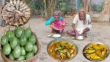 how to tribe GRANDMA cooking PUTI FISH Curry with BRINJAL recipe and with hot rice||