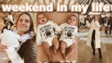 weekend in my life: christmas gift ideas for mom, 5 month old twin routine | family channel!
