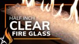 1/2" Clear Broken Fire Glass | Starfire Designs