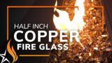 1/2" Copper Reflective Broken Fire Glass | Starfire Designs