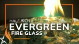 1/2" Evergreen Reflective Broken Fire Glass | Starfire Designs