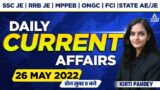 26th May 2022 | Current Affairs Today | Current Affairs For Engineering Exam 2022 | By Kirti Pandey