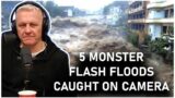 5 Monster Flash Floods Caught On Camera REACTION | OFFICE BLOKES REACT!!
