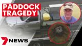 A driver in custody over the shock death of his good mate on a paddock near Geelong | 7NEWS