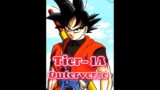 All versions of Goku and Tiers #goku #xenogoku #ccgoku #godgoku #jumpforce #dragonball #shorts