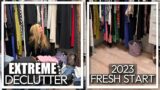 BRUTALLY EXTREME 2023 Closet Declutter (IT HAS TO GO)