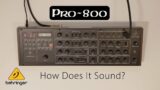 Behringer PRO-800 – How Does It Sound?