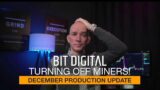 Bit Digital Turning Off Bitcoin Miners, Decrease In Production. DMG Blockchain Excellent December!