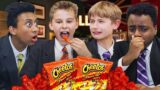 British Highschoolers try Flamin’ Hot Cheetos for the first time!