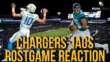 CHARGERS vs JAGUARS POSTGAME REACTION | LOS ANGELES CHARGERS