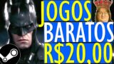 CONFIRA 43 EXCELENTES JOGOS BARATOS por MENOS de R$ 20 REAIS AGORA no PC (STEAM)