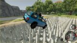 Cars vs Spike Pit of Death #9 – BeamNG drive