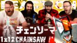 Chainsaw Man 1×12 REACTION!! "Katana vs. Chainsaw"