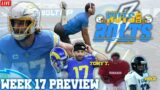 Chargers vs Rams Game Preview | BOSA IS BACK FOR THE BATTLE OF LA! | Nuts and Bolts Week 17