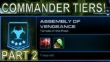 Commander Tier List (Assembly of Vengeance) Part 2 | Starcraft II: Co-Op