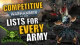 Competitive 40k Lists for EVERY Army in Arks of Omen | Warhammer 40k Tactics