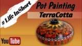 DIY Hand Painted Clay Pot | How To Paint Terracotta Pot | Waste Clay Pot Painting Idea's