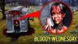 DRONE CATCHES BLOODY WEDNESDAY ADDAMS AT A HAUNTED CEMETERY!! (CURSED WEDNESDAY)