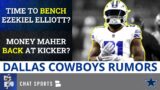 Dallas Cowboys Rumors: Bench Ezekiel Elliott? Brett Maher Starting? Praise For Israel Mukuamu & LVE