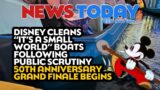 Disney Cleans "small world” Boats Following Public Scrutiny, 50th Anniversary Grand Finale Begins