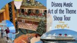 Disney Magic Art of the Theme Show Full Walking Ship Tour