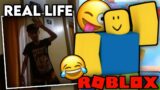 Doing Roblox EMOTES in REAL LIFE… *LOL!*
