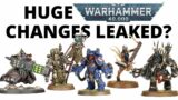 ENORMOUS Warhammer 40K Rules Leaks – Every Factions Points and Rules Changes from Arks of Omen?