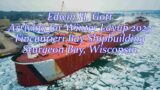 Edwin H. Gott Arriving for Winter Layup 2023 at Fincantieri Bay Shipbuilding Sturgeon Bay Wisconsin