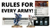 Every 40K Army's Army Construction Rules in the Boarding Actions Expansion