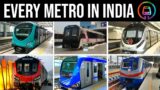 Every Single Metro in INDIA || 2022 ||