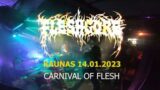 FLESHGORE – Carnival Of Flesh (Kaunas, 14.01.2023)