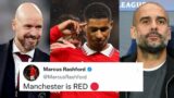 Football Reaction To Man United Beats Man City | Rashford and Bruno Incredible Performance