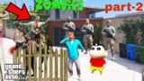 Franklin and Shinchan Save A Lose Santos Make A Safe House in Zombies Attack in GTA V
