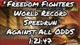 Freedom Fighters – World Record Speedrun – Maximum Difficulty (Against All Odds) – 1:21:47