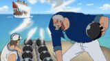 Garp throws bombs at his grandson Luffy! – One Piece English