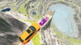 Giant & Small Cars vs Leap Of Death – BeamNG.Drive