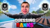 Guessing Your Rank in Rainbow Six Siege…