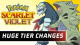 HUGE TIER CHANGES! BAXCALIBUR AND TYRANITAR FELL OFF! NEW RU TIER! Pokemon Scarlet and Violet