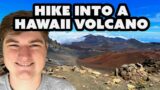 Haleakala National Park Hike into a Volcano Crater in Maui Hawaii